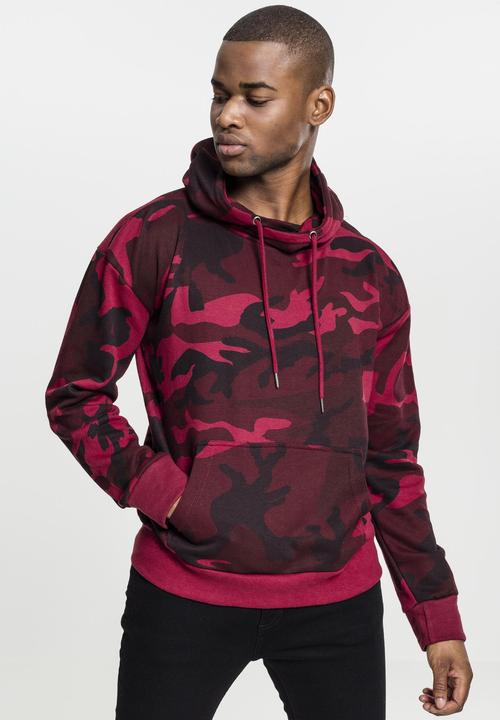 Produktbild Urban Classics High Neck Camo Hoody (S)