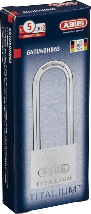 Produktbild Abus Hangschloss 64TI / 40 HB 63