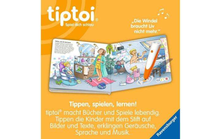 Actual product image tiptoi Abenteuer Grosswerden: Liv geht aufs Töpfchen (German, Sandra Grimm, Stéffie Becker, 2025)