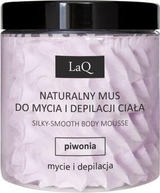 LaQ Natural Mousse For Washing And Depilation Of The Body Peony 250Ml (Körperlotion, 250 ml)