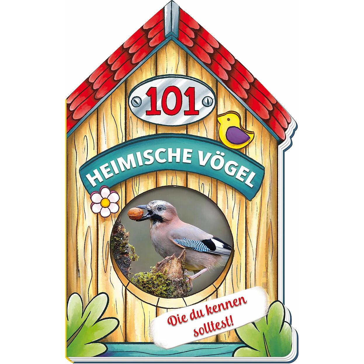 Buch in Hausform 101 Heimische Vögel von A bis Z, die du kennen solltest, Kinderbücher von Trötsch Verlag GmbH & Co. KG