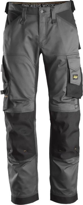 Snickers Workwear Snickers 6351 Stretch Werkbroek Loose Fit AllroundWork Staalgrijs/Zwart (52)