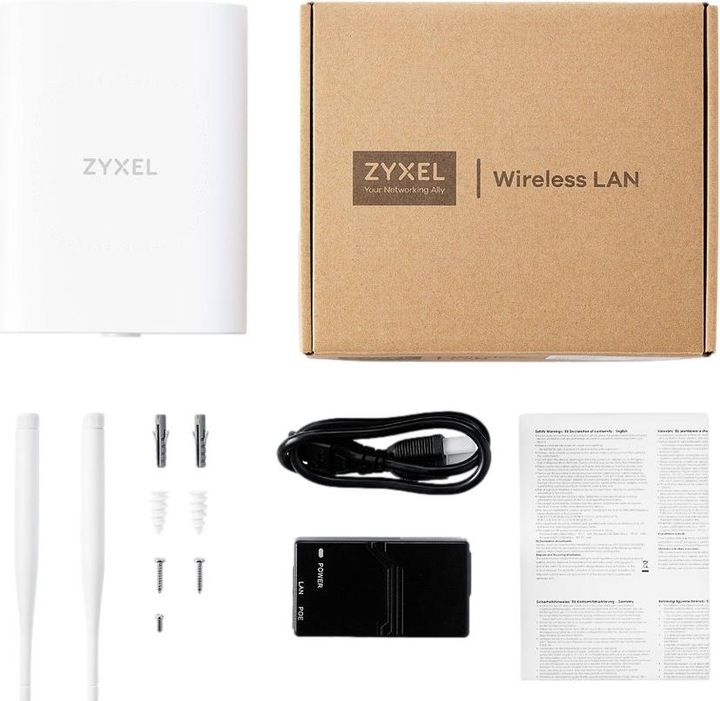 Produktbild Zyxel NWA55AXE 802.11AX (WIFI 6) DUAL-Radijas OUTDOOR-POE-ZUGANGSPUNKT (1200 Mbit/s)