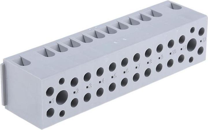 Produktbild Phoenix Contact Anschlussklemme 12-polig grau