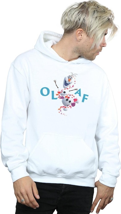 Immagine prodotto Disney Frozen 2 Olaf Leaf Jump Felpa con Cappuccio Uomo (S)