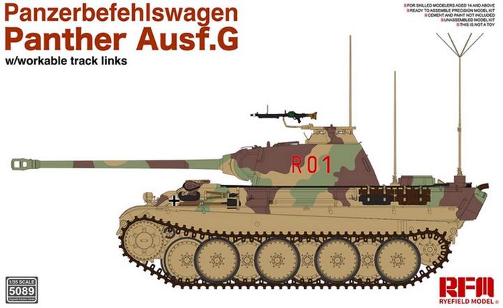 Image du produit Rye Field Model Véhicule de commandement de chars Panther Ausf.G