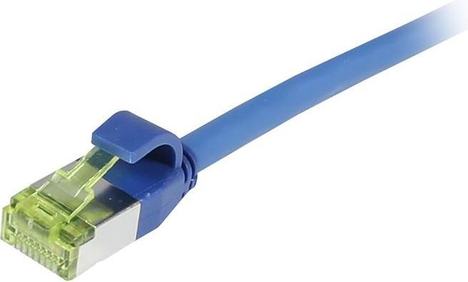 Produktbild Synergy 21 Synergy Patchkabel RJ45, CAT6A 500Mhz, 1.0m, blau, S/FTP, slimline rund d=4,5mm, TPE/LSZH(Superflex) (S/FTP, CAT6a, 1 m)