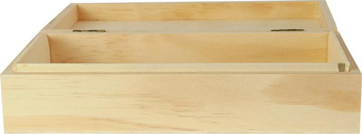 Produktbild Natura Punto Box aus Holz mit Deckel, natur, 22 x 12 x 5,5 cm