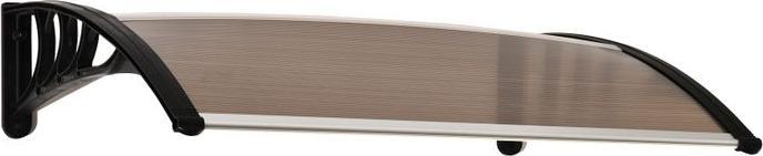 Immagine prodotto Swisshandel24 Tettoia 120 x 75 cm in policarbonato Marrone