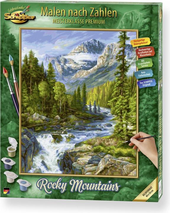 Actual product image Schipper Painting by Numbers - Rocky Mountains