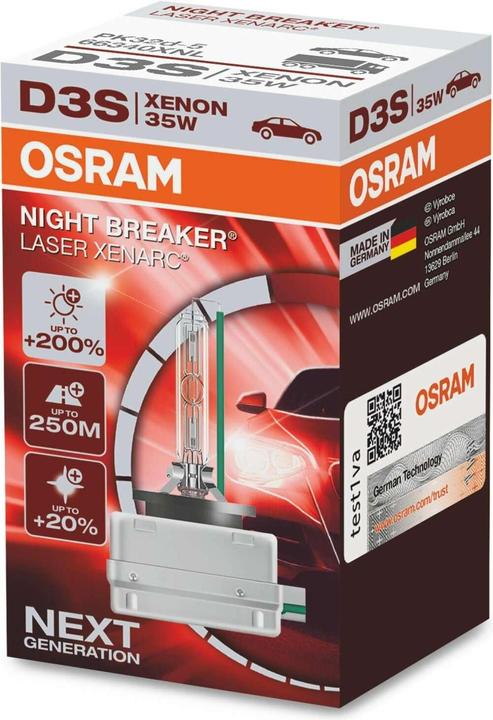 Actual product image Osram Xenrac Night Breaker (D3S)