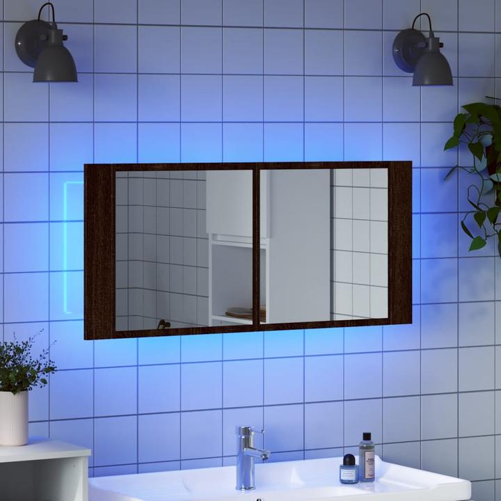 Produktbild vidaXL LED-Spiegelschrank (100 x 12 x 45 cm)