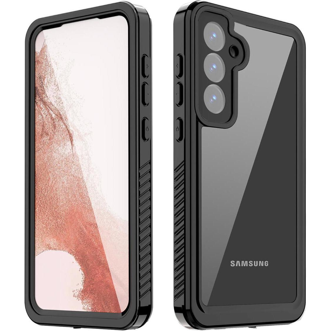 4smarts Active Pro Rugged Case Stark (Samsung Galaxy A54 5G), Smartphone Hülle, Schwarz, Transparent