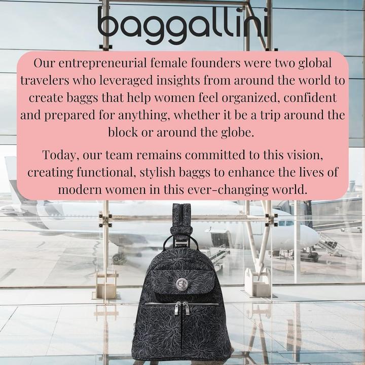 Actual product image Baggallini Naples Convertible Backpack Sling Crossbody