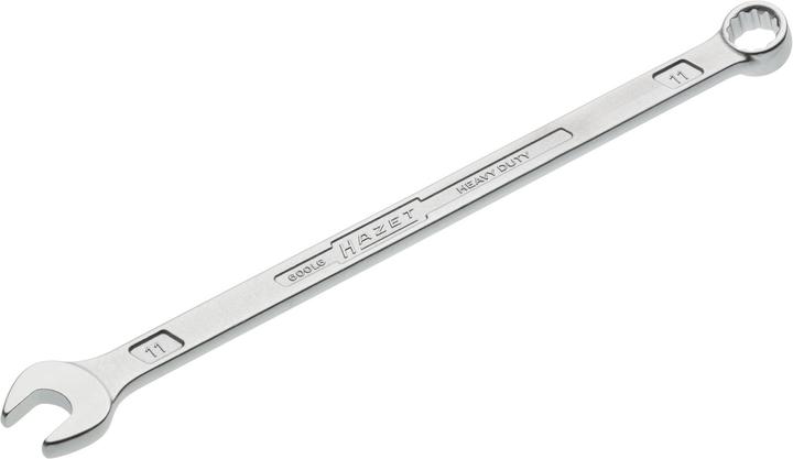 Actual product image HAZET Combination wrench ∙ extra long ∙ slim design 600LG-11 ∙ Outside 12-point traction profile ∙ … (11 mm)