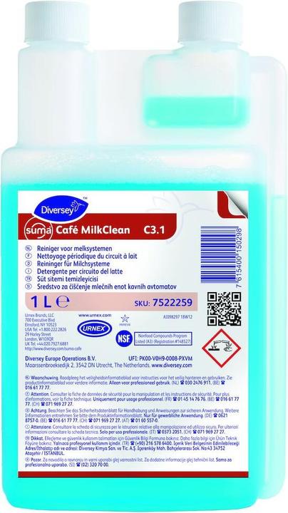 Diversey 7522259 - Suma Café MilkClean C3.1 6x1L