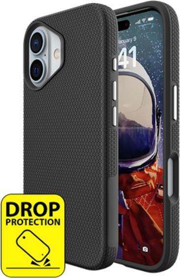 Actual product image Just in Case Rugged TPU Back Cover Black Apple iPhone 16 (Apple iPhone 16)