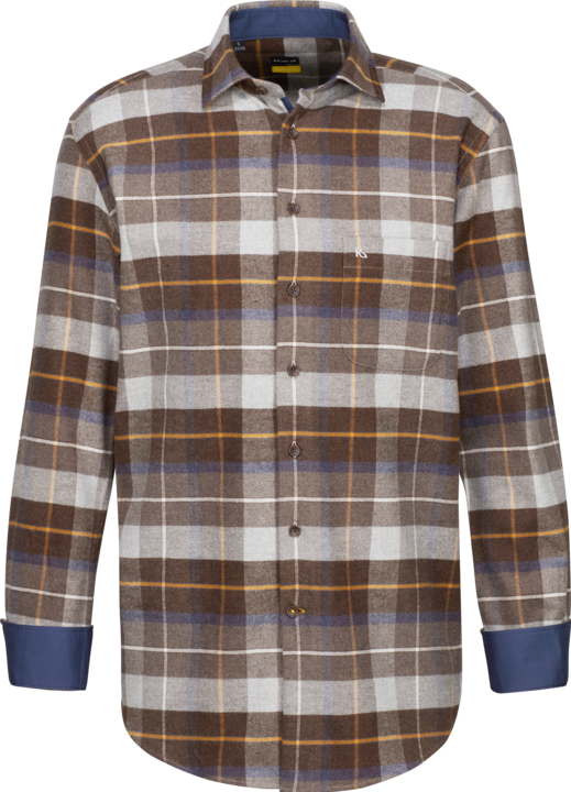 Actual product image Kauf Verona Kent long sleeve modern fit with contrast in flannel quality (S)