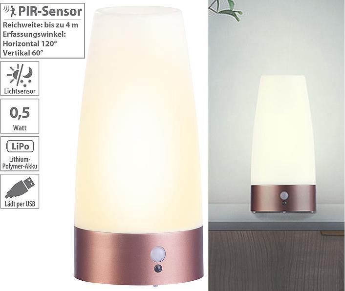 Produktbild Lunartec LED-Akku-Tischlampe