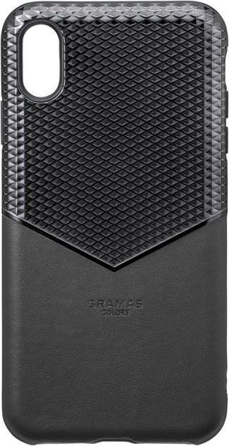 Actual product image Gramas Edge Hybrid Genuine Leather/Plastic Shell Case (Apple iPhone XS Max)