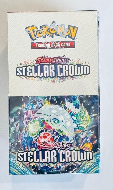 Immagine prodotto Pokémon TCG: Scarlet & Violet Stellar Crown Booster Display (18) - EN (Inglese, Display del booster)