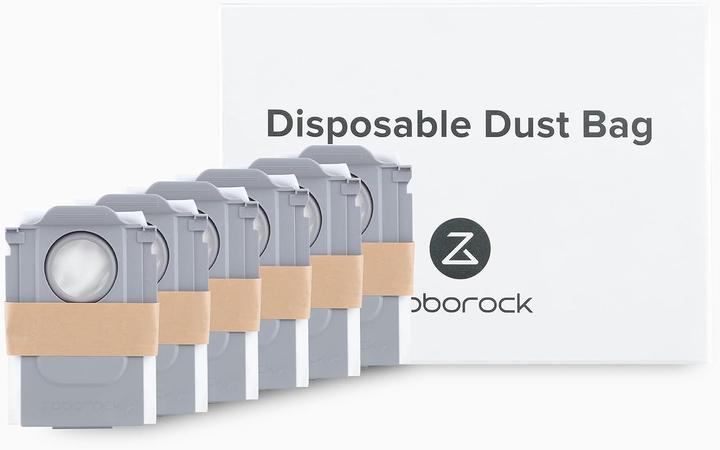 Actual product image Roborock 6 Stück Staubsaugerbeutel für Qrevo/S8 MaxV (6x)