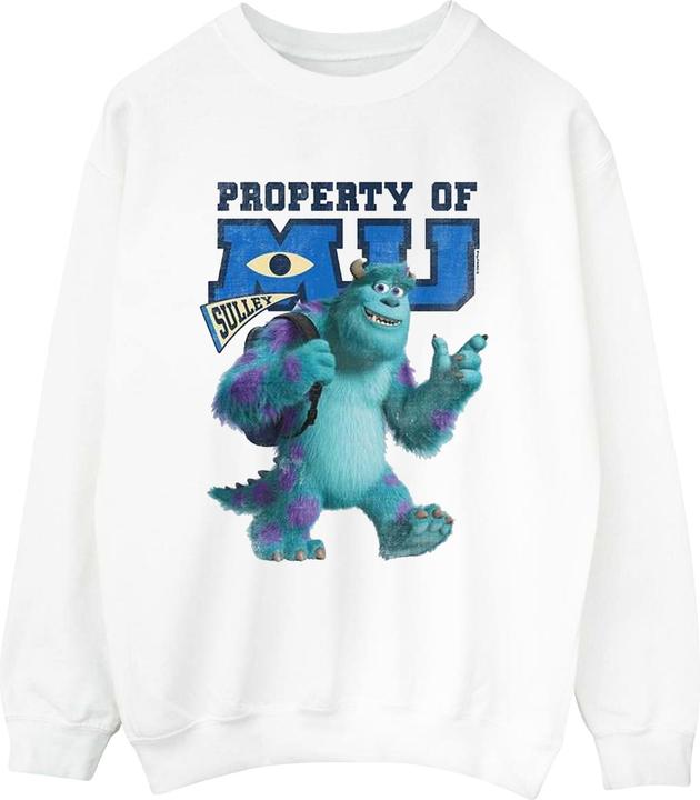 Actual product image Disney Mens Monsters University Property Of MU Sulley Sweatshirt (4XL)