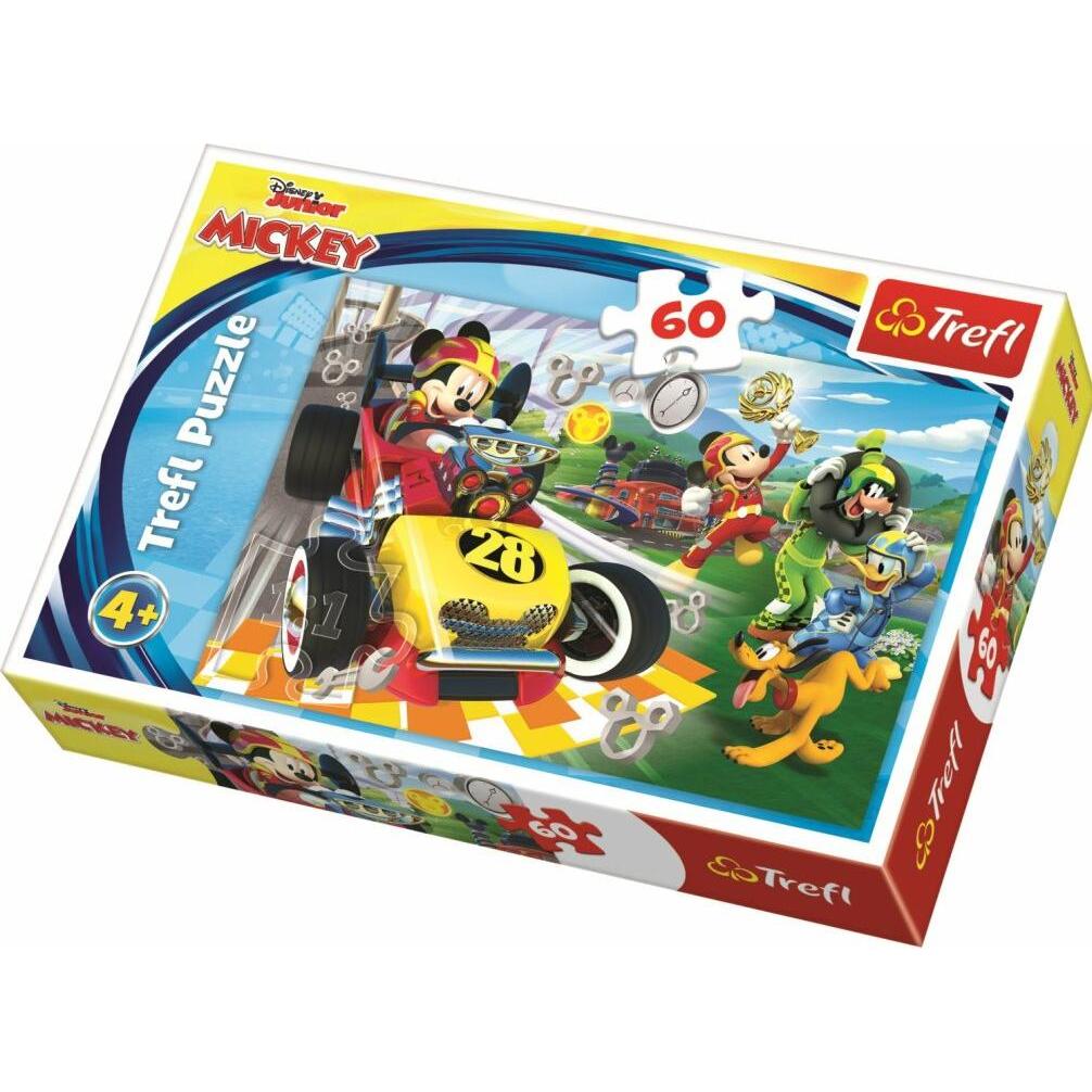 Trefl Puzzle Mickey und die Rennfahrer 60 Teile