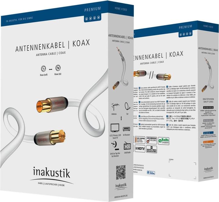 Image du produit Inakustik Câble d'antenne premium (100 dB, Câble d'antenne)
