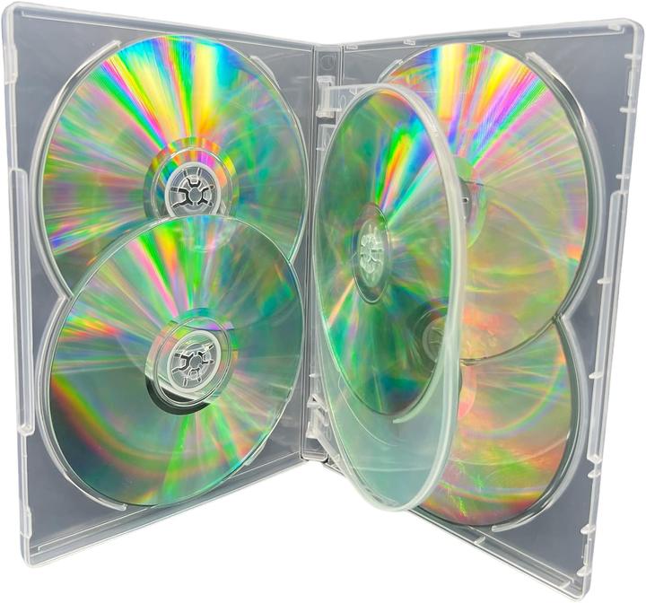 Immagine prodotto Amaray 25 Stück CD/DVD/Blu-Ray Hüllen-Set für 6 Discs