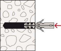 Actual product image Fischer 45485 Nylon dowel S 6 NV (30 pcs.)