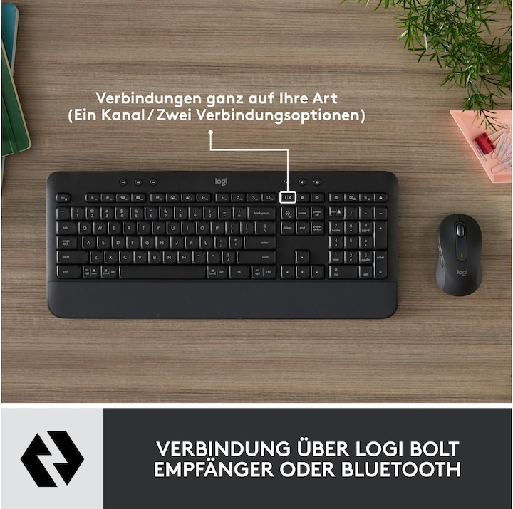 Actual product image Logitech MK650 for Business (CH, Wireless)