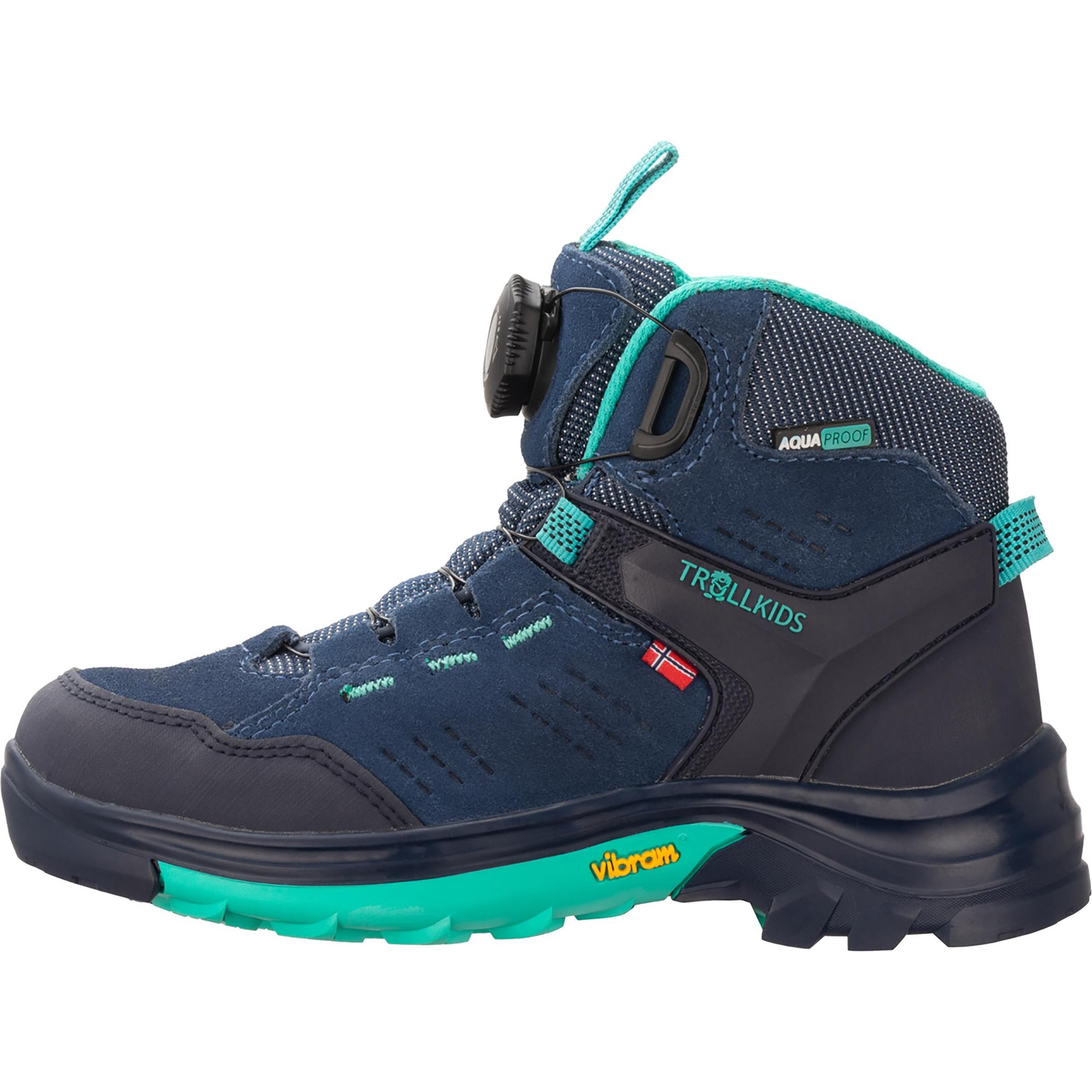 Thumbnail - Trollkids, Unisex, Wanderschuhe, Kid's Gjende Hiker Mid (34), Blau