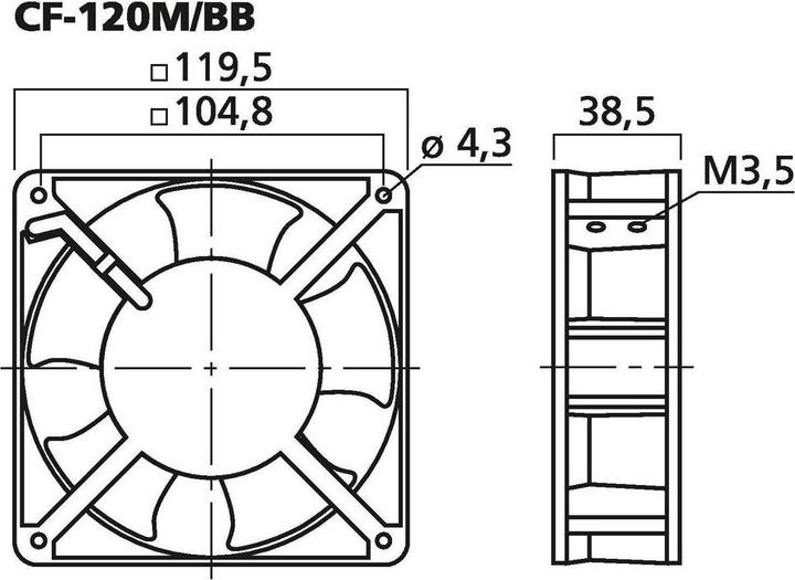 Produktbild Org.makers Axial-Lüfter (120 mm)