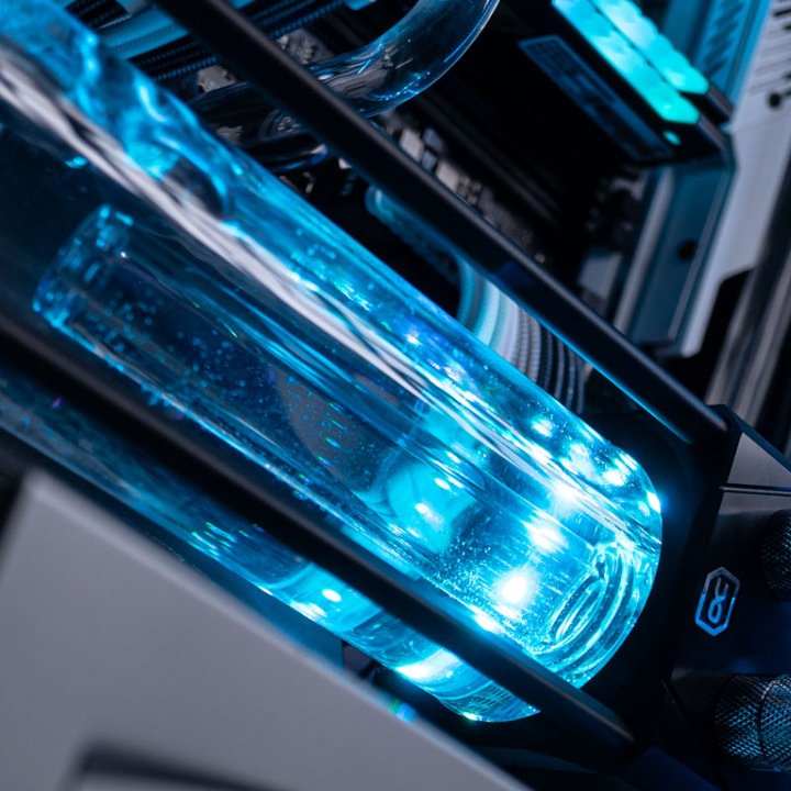 Image du produit Alphacool Coupe à Glace Aurora D5 Acétal/Verre - 250mm incl. VPP Apex D5
