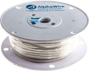 Produktbild AlphaWire Silikondraht, weiss, UL3239, AWG12, 15kV