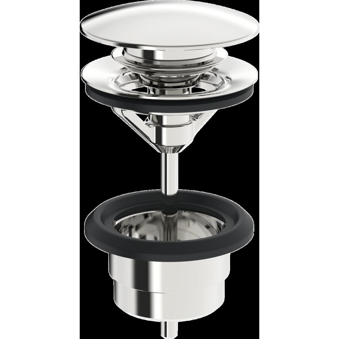 Hansa, Badarmatur, Hansafill Ablaufgarnitur, Push-open, für Standard Waschtische, Durchmesser 63 mm, 59913988