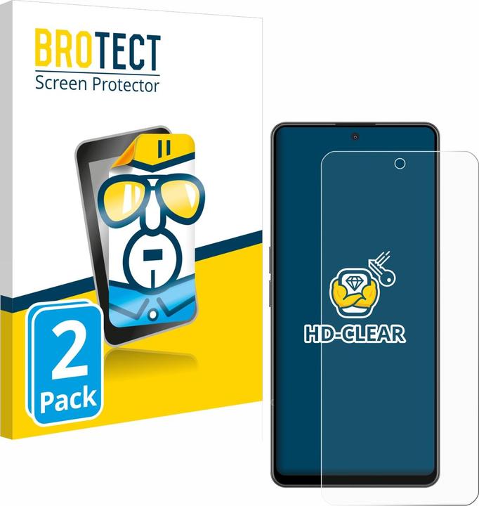 Produktbild BROTECT Schutzfolie Displayschutz Klar (2 Stück, Oppo Find X3 Lite 5G)