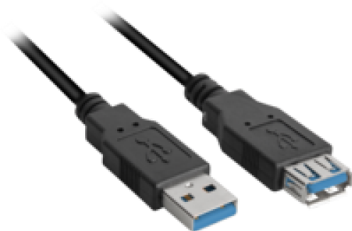 Immagine prodotto Sharkoon USB 3.0 Verlängerungskabel (2 m, USB 3.0)