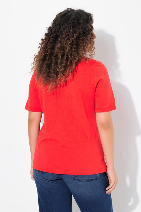 Immagine prodotto Ulla Popken T-shirt classica con "Sea you soon", scollo a girocollo e mezze maniche (46, 48)
