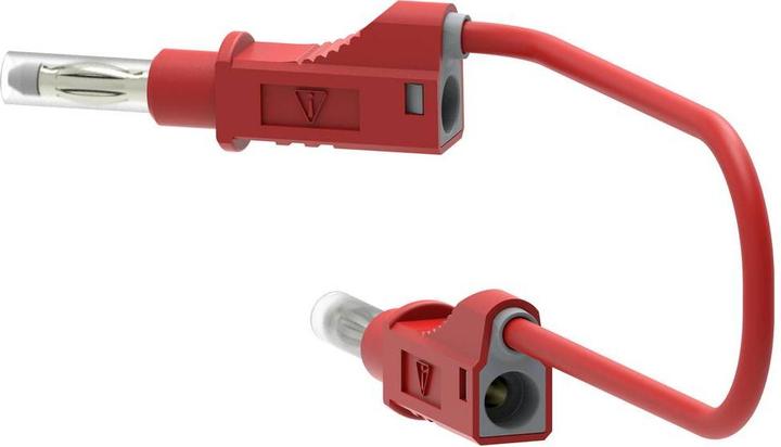 Actual product image Electro PJP 2214/600V-CD1-25R Messleitung Steckanschluss 4 mm 25 cm Rot 1 St.