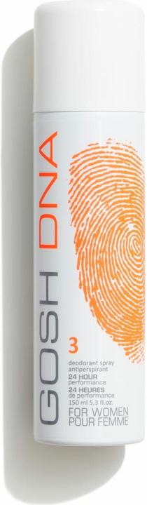 Immagine prodotto Gosh DNA 3 deodorante spray per donna 150 ml (Getto vaporizzato, 150 ml)