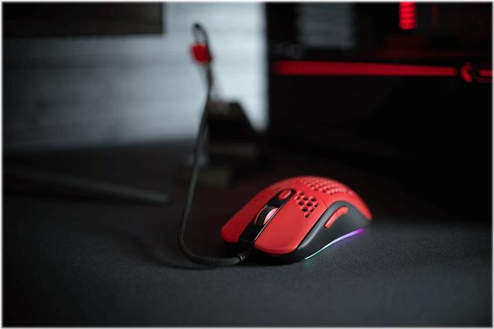 Actual product image Arozzi Gaming mouse Favo Ultra Light /red (Cable)
