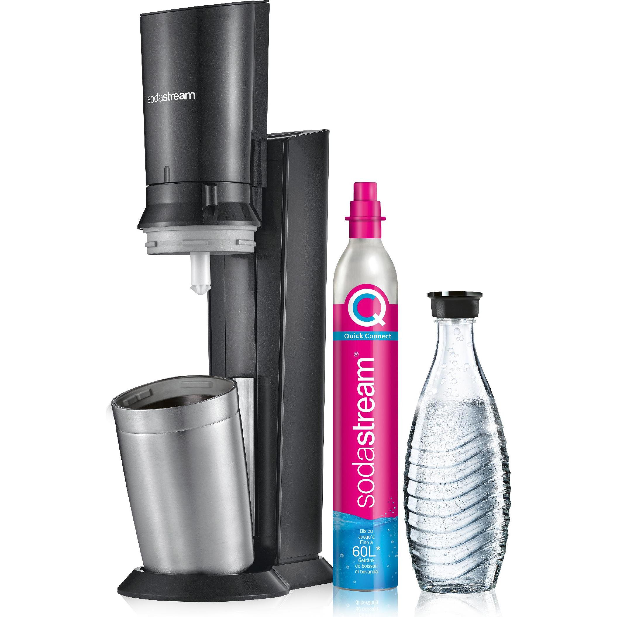 SodaStream Crystal 3.0, Wassersprudler, Schwarz