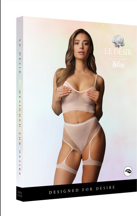 Image du produit Le Désir 2PC Bra set with garters - O/S (Taille unique)