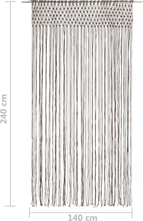 Actual product image vidaXL Vorhang (140 x 240 cm)