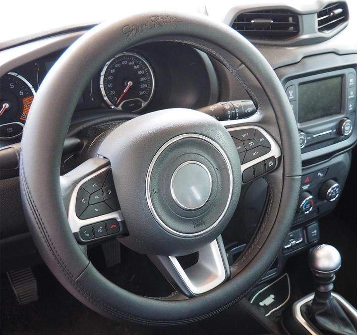 Actual product image Simoni Racing Easy Black steering wheel cover