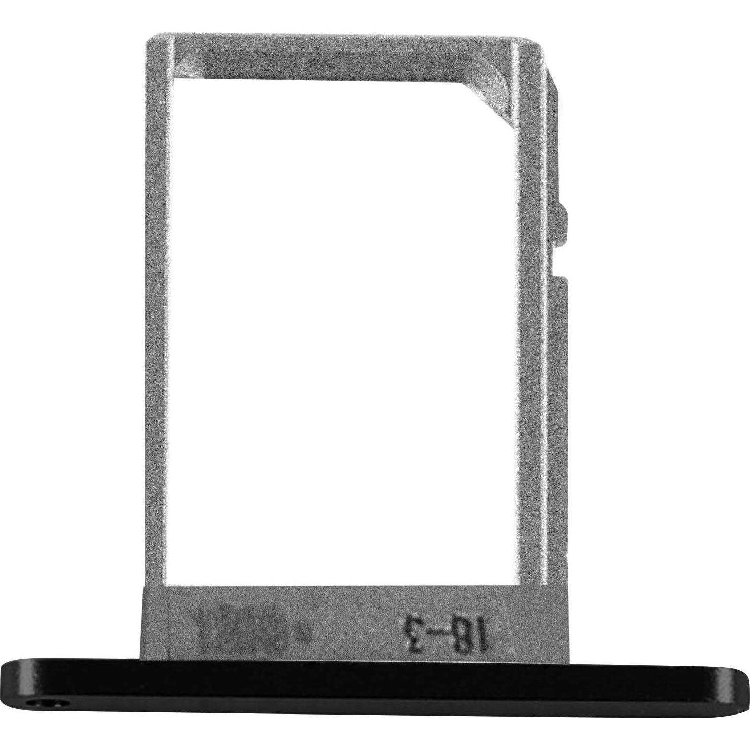 Clappio Ersatz SIM-Halter (SIM-Halterung, Galaxy S6), Mobilgerät Ersatzteile, Schwarz