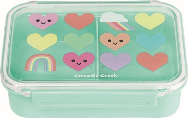 Produktbild Crocodile Creek Bento Box,Hearts and Rainbow