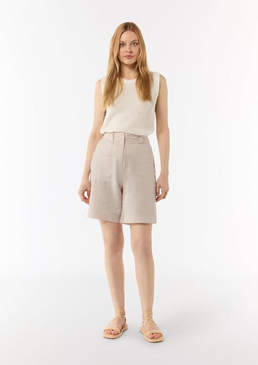 Image du produit Comma Shorts aus Leinenmix (40)